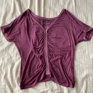 American Eagle soft and sexy purple top